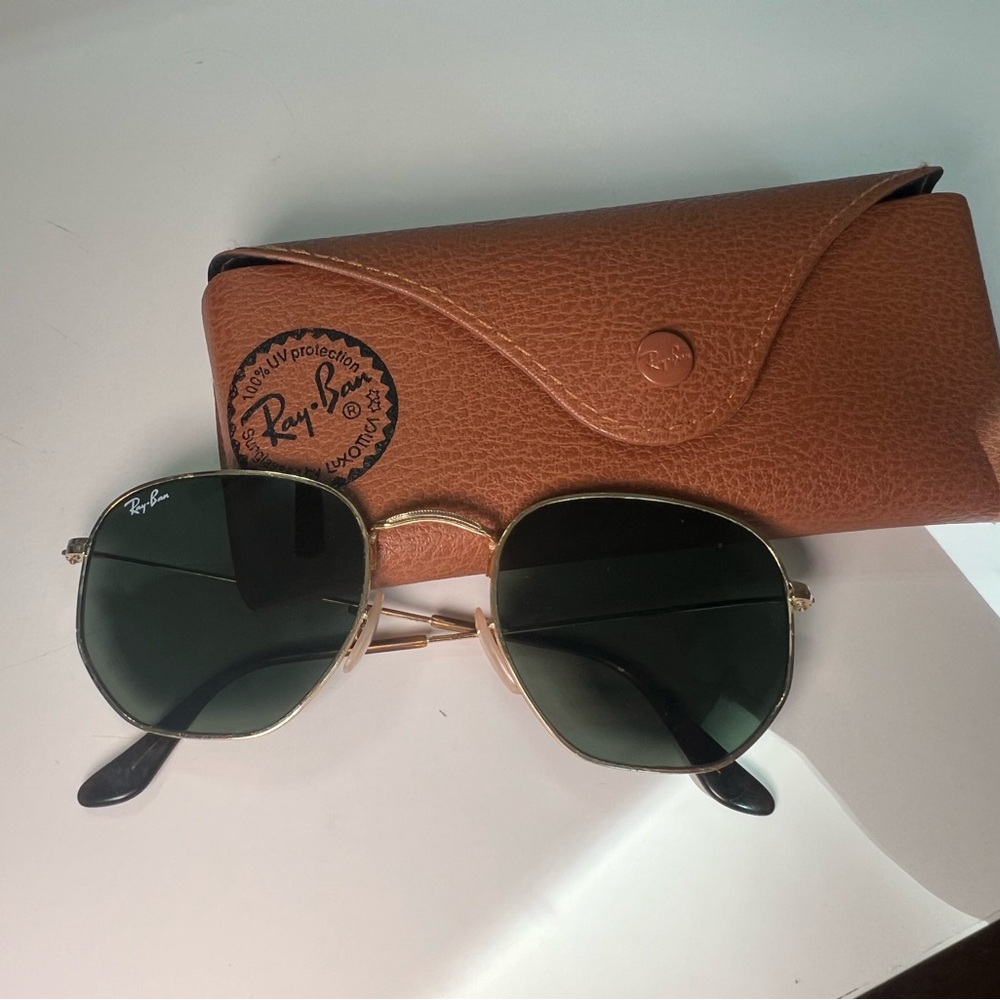 Rayban Hexagonal Flat Lenses